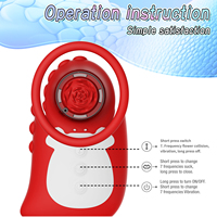 Frauen Erwachsenen-Sexspielzeug Stimulator Klopfender Saugender Nippel-Vibrator Masturbator Saugender Brust-Zungen-Klitoris-Vibrator für Frauen