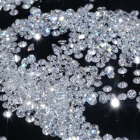 Moissanite certifiée à 100 %, testée au diamant, moissanite incolore, pierre de moissanite ronde VVS1 DEF 1 carat, prix de la moissanite