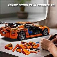 Happy Build YC-23049 Nuevo Modelo de Auto A80, Juguete de Bloques de Construcción de Alta Dificultad para Adultos, Regalo con 4508 Piezas