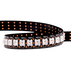 Tira de Luces LED RGB <span class=keywords><strong>WS2812b</strong></span> de Alta Calidad, 12mm de Ancho, Blanca/Negra, 144 LED, <span class=keywords><strong>5V</strong></span>, para Decoración de Estadios Deportivos - Product Image 6