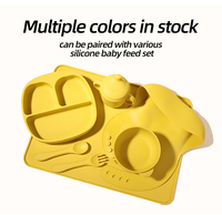 Tapis de séchage de vaisselle en silicone personnalisé sans Bpa pour tout-petits Microvawe écologique napperon de Table en silicone lavable au lave-vaisselle
