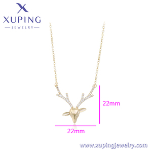 Collana-01778 xuping dolphin collana gioielli collana con ciondolo moda placcato oro 14k - Product Image 2