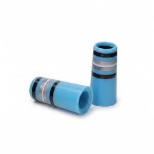 Férulas de golf negras de plástico con anillo plateado individual para palos de hierro, OEM, logotipo personalizado, venta al por mayor de fábrica, MOQ bajo - Product Image 3