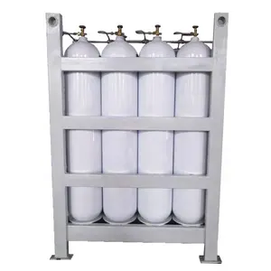 Less Leakage Points and Light Weight Industrial Vertical 25MPa CNG Natural Gas Storage Cylinder Cascade