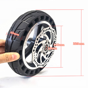 Roue solide à frein à disque de 8,5 pouces, plaque de frein à disque 8,5x2, assemblage de 140 mm, <span class=keywords><strong>pneu</strong></span> solide en nid d'abeille pour scooter <span class=keywords><strong>électrique</strong></span> - Product Image 2
