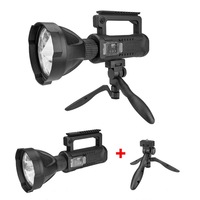 Lampe projecteur grande puissance, nouvelle lampe de poche multifonctionnelle longue portée USB Rechargeable Portable