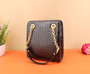 Sac à main en cuir de crocodile véritable – Sac à bandoulière décontracté de luxe pour femmes |   Sac fourre-tout polyvalent pour tous les jours OEM - Product Image 1