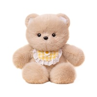 Peluche Ours Super Douce de Haute Qualité Série Running, Coussin Réconfortant avec Rembourrage en Coton PP, Broderie Animale en Maille Vernie UV