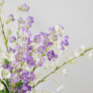 Flores artificiales de alta calidad de seda Convallaria Bellflowers de seda <span class=keywords><strong>blanca</strong></span> para decoración de eventos de boda - Product Image 5