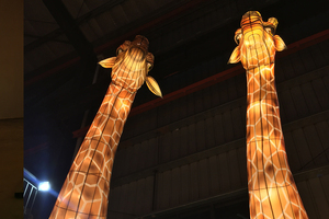 Faroles <span class=keywords><strong>de</strong></span> Jirafa Hechos a Mano, Decoraciones Festivas para Pascua, Navidad, Año Nuevo, Día <span class=keywords><strong>de</strong></span> la Madre y Festivales - Product Image 2