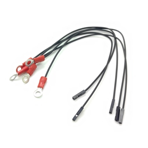 كابل دوبونت 1P إلى طرفات توصيل حلقية M4 مقاس 6.3 و 4.2 مم - Product Image 5