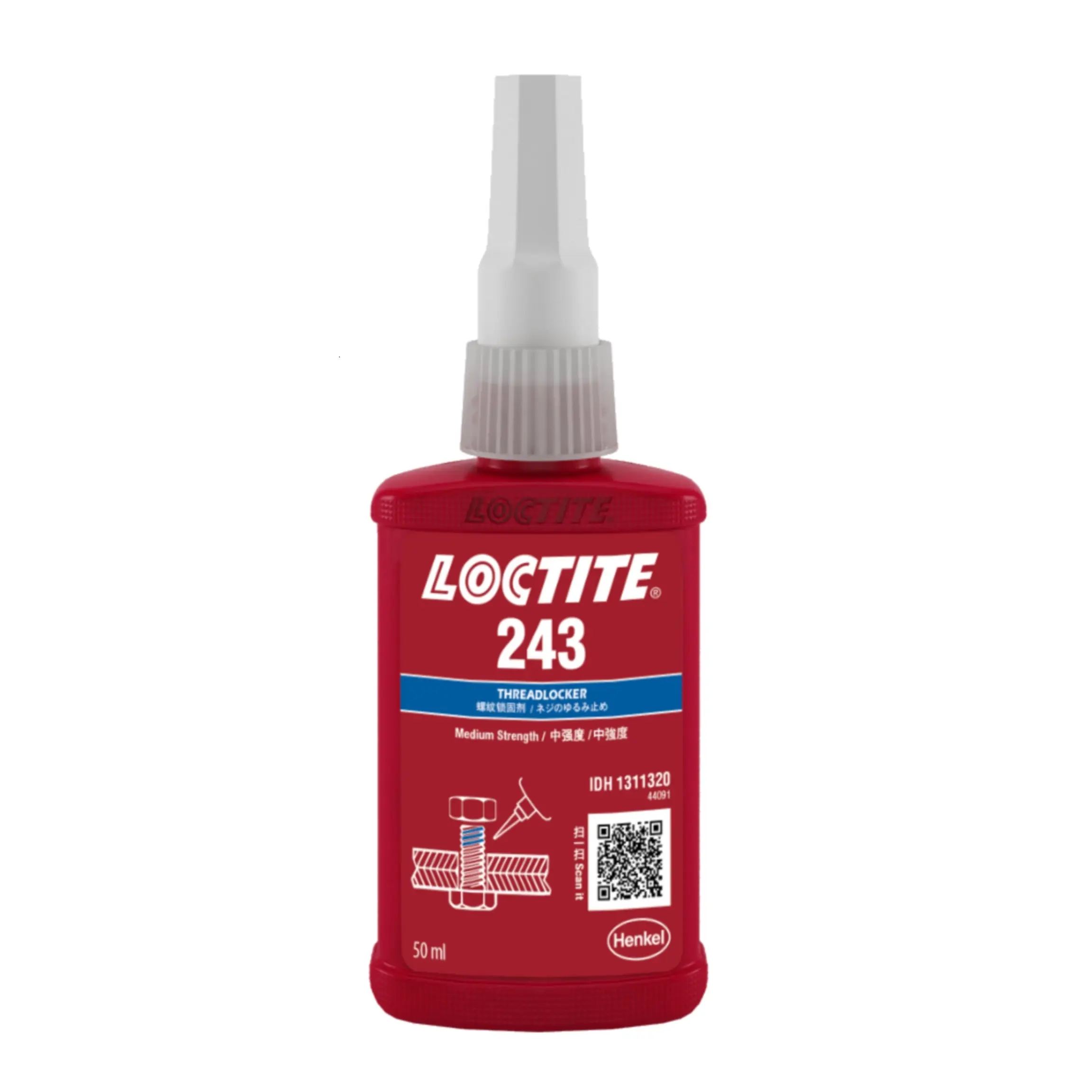 SL32 original Loctit 243 242 50 ml Großhandel hochwertige blaue anaerob superkleber Threadlockers für den Threadlocking