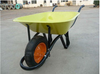 Carretilla de Acero Resistente WB6400 para Construcción, Agricultura y Jardinería