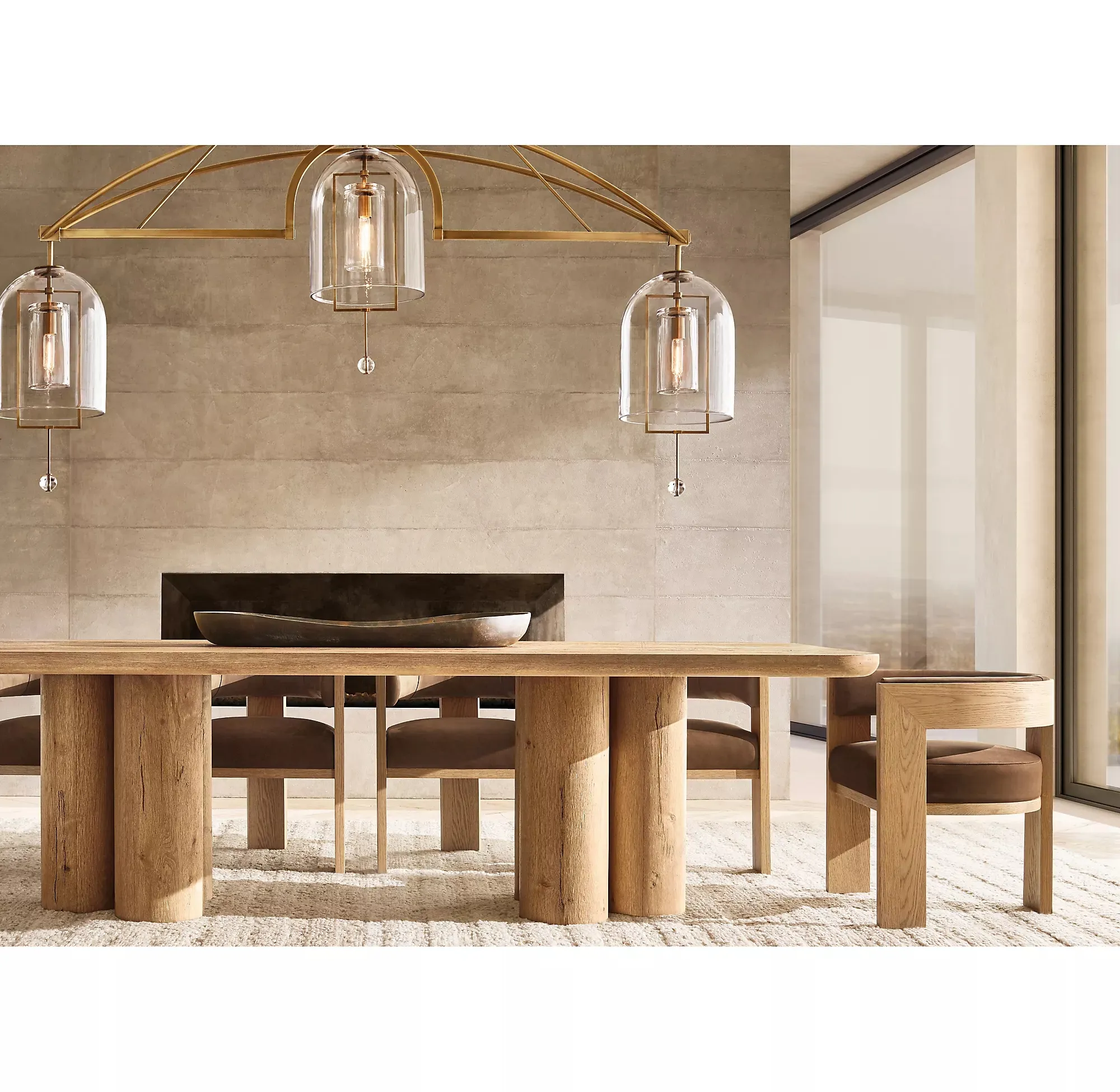 एन ग्रामीण आधुनिक सरल रचनात्मकता प्रकाश लक्जरी ठोस लकड़ी खाने की मेज घर बहु-व्यक्ति खाने की मेज के साथ होटल भोजन कमरे लंबी