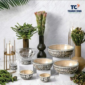 Colección de Cuencos con Incrustaciones de Nácar y Ratán Más Vendida para las Fiestas de Ramadán y Eid en Kuwait y Catar, Uso Doméstico - Product Image 2