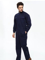 Combinaison de vol légère bleu marine pour homme, design personnalisé, vente en gros, combinaison de base