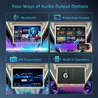 Layar TV Mobil Android 15,6 Inci Lipat Otomatis untuk Plafon, 12/24V USB, Monitor Atap Mobil untuk RV dan Kendaraan Bisnis, Dijual Langsung dari Pabrik