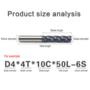 Tùy Chỉnh 4-Sáo Rắn Carbide Reamers Công Cụ 16Mm 5.5 Xoắn Ốc & 7.62Mm 21.9Mm Thẳng Cho Máy Tiện-Hỗ Trợ OEM - Product Image 4