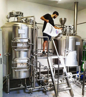 800L Accueil Équipement de brassage de bière Craft Ligne de production de bière