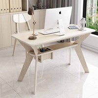Bureau d'ordinateur Wintop au design minimaliste moderne pour la maison et le bureau, en contreplaqué de 18 mm d'épaisseur, peinture en poudre, couleurs personnalisables, sans vis