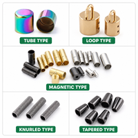 Embouts métalliques personnalisés pour cordons, aglets, embouts de lacets, embouts de cordon de serrage, connecteurs tubulaires pour sweats à capuche, vêtements, sacs, bijoux