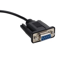 Câble de données série DB9 femelle vers TRS 3,5 mm mâle de 6 pieds, câble série DC3,5 vers DB9 femelle, câble audio stéréo DB9 vers DC3,5