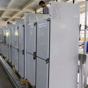 Aire arrullo Bebidas Nevera vertical Congelador Serie Negro Enfriador vertical Gabinete de vidrio refrigerado Nevera portátil de acero inoxidable - Product Image 4