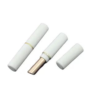 The latest simple white lipstick tube can be customized lipstick tube empty shell lipstick empty tube