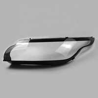 TIEAUR Couvercle en verre de phare, lentille de phare, bordure noire, abat-jour transparent en verre pour SPORT/ROVER 2013-2017