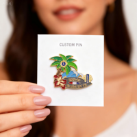 Offre Spéciale personnalisé plaqué or émail dur épinglette Lions Clubs International papier carte chapeau vêtements décoration métal Badge
