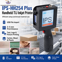 Impresora de Inyección de Tinta Térmica Portátil IPS-HH254 Plus, con Batería, 1 kg, 300 DPI, para Impresión de Datos Variables