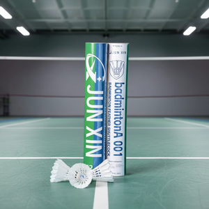 Volano da <span class=keywords><strong>Badminton</strong></span> Professionale Junxin A001 Classe A in Piume d'Oca Naturali, Ecologico e Durevole, <span class=keywords><strong>per</strong></span> Allenamento Avanzato - Product Image 4