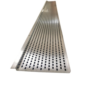 Tôle perforée en métal haute résistance résistante à la corrosion / Grille de broyeur à marteaux / Service de découpe de grilles de broyage - Product Image 2