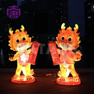 Lámpara LED 3D de Dragón del Zodiaco, Personalizada, Impermeable IP65, de Resina y Fibra de Vidrio, para Decoración de Jardín y Césped en Exteriores, Año Nuevo y Ramadán - Product Image 4