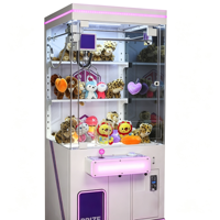 Machine de jeu de grue à pince pour poupées, machine d'arcade mini à monnayeur pour entreprises, pour la capture de jouets