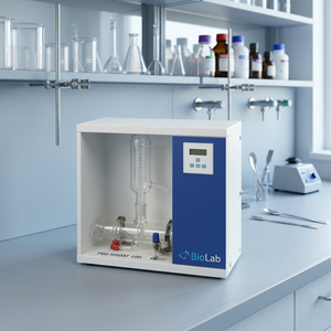 Equipo de Destilación de Agua Automático BioLab (Modelo de Gabinete), Purificador de Agua de Laboratorio con Destilación Simple de Cuarzo - Product Image 1