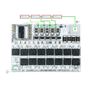 Carte de protection de batterie Li-ion/Li-polymère 3S/4S/5S 12V 16.8V 21V 3.7V 100A avec équilibrage de charge - Product Image 4