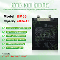 Batterie d'origine pleine capacité pour Xiaomi Mi 365 1s 11t 13 12t Pro 11 Lite 5g 11Ultra Phone Batterie Li-ion Garantie 18 mois