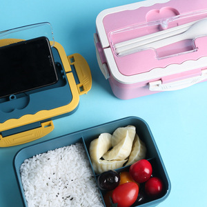 <b>Lunch</b> <b>Box</b> Student <b>Compartment</b> Bento <b>Box</b> Portable Microwaveable Insulated For Office Workers - Product Image 2