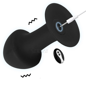 เซ็กซ์เบย์ ปลั๊กสั่นแบบเห็ดซิลิโคน ควบคุมด้วยรีโมท ชาร์จผ่าน USB สำหรับคู่รัก กระตุ้นต่อมลูกหมาก นวดหลังสำหรับผู้ชาย - Product Image 5