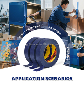 Ruban <span class=keywords><strong>de</strong></span> <span class=keywords><strong>masquage</strong></span> multi-surfaces, ruban <span class=keywords><strong>de</strong></span> peinture bleu qui protège les surfaces et s'enlève facilement, ruban <span class=keywords><strong>de</strong></span> <span class=keywords><strong>masquage</strong></span> pour une utilisation en intérieur et en extérieur - Product Image 6