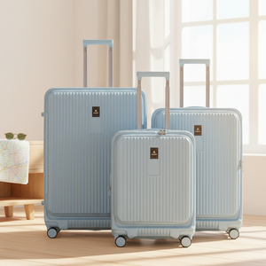 Juego de Maletas de Viaje de Tres Piezas al por Mayor, Impermeables, de <span class=keywords><strong>20</strong></span>/24/28 Pulgadas, con Asa para Envío Rápido - Product Image 1