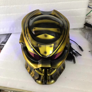 <span class=keywords><strong>Casco</strong></span> de Motocicleta Yautja de FRP GRP, Elegante <span class=keywords><strong>Casco</strong></span> Integral para Motocicleta, Cascos para Exteriores, Genial <span class=keywords><strong>Casco</strong></span> de <span class=keywords><strong>Alien</strong></span> Yautja - Product Image 5