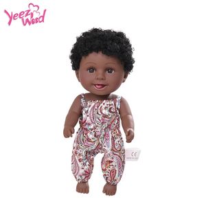 Pas cher pleine Silicone 12 pouces poupées Offre Spéciale afro-Américain noir poupée pour enfant fille jouets bébé <span class=keywords><strong>bebe</strong></span> reborn poupée - Product Image 5