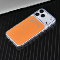 Funda Transparente Ultra Magnética para 17 Pro Max, Recortes Precisos, Protección Anticaídas en las 4 Esquinas, Placa Trasera Esmerilada 1:1