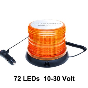 16x12cm 24V xoay màu xanh <span class=keywords><strong>LED</strong></span> nhấp nháy đèn hiệu Xe Cảnh Báo ánh sáng phụ kiện kỹ sư móc bùn vận chuyển hàng hóa Xe Tải xe buýt trường học - Product Image 4