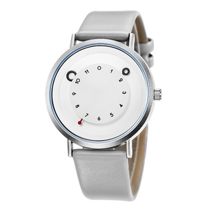 Minimalist Versatile Quartz Watch High Appearance Sports Leather <b>Strap</b> Watch - Product Image 1