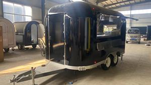 Benutzer definierte volle Küchen ausstattung Food Truck Air Stream Mobile Bar Catering für Hamburger BBQ Kaffee <span class=keywords><strong>Hot</strong></span> Dog Catering Business - Product Image 6