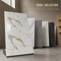 Panneau PVC UV en marbre sans formaldéhyde pour la décoration murale intérieure des maisons familiales