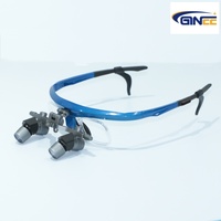 Loupes dentaires Ginee Medical en alliage léger avec lampe frontale LED rechargeable en option, loupe chirurgicale réglable PD